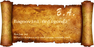 Bagnovini Antigoné névjegykártya